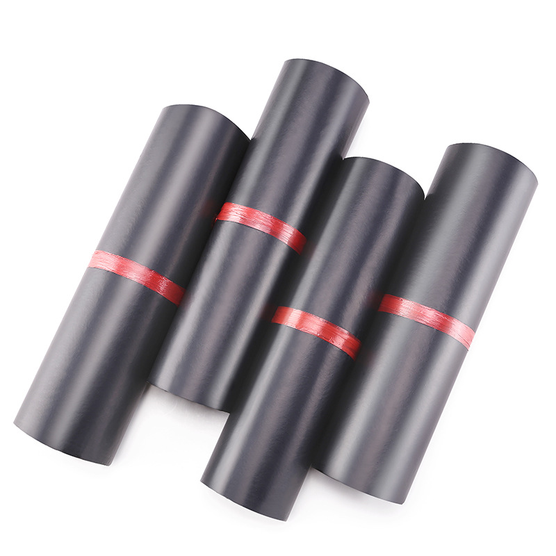 Baizun logistics packaging gray black packaging bag waterproof thick packing bag express bag 28*42 factory wholesale