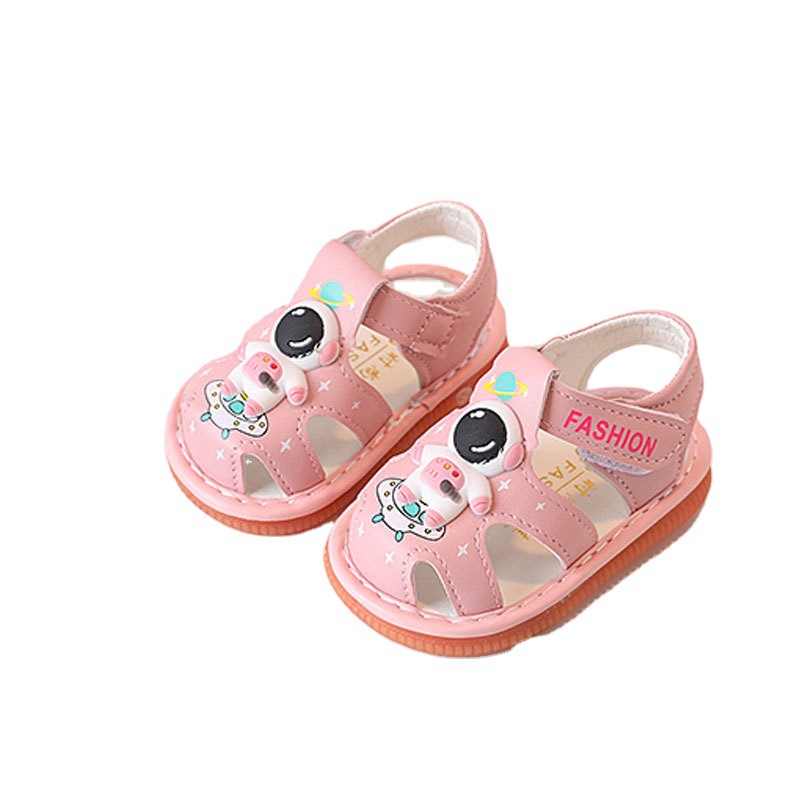 A generation of baby Baotou sandals spring and summer Boys 0-2 years old 3 infant baby girl toddler call shoes soft sole