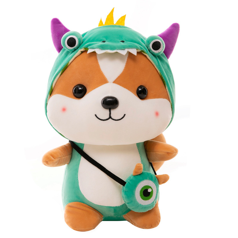 Cute Shiba Inu soft Ragdoll doll transformation squirrel down cotton plush toy doll children Girl gift