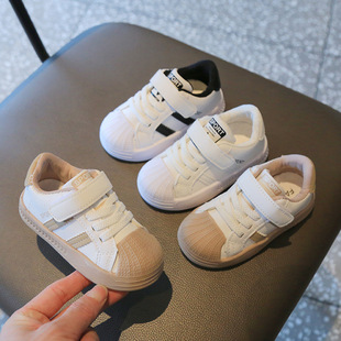 A generation of girls sneakers children's white shoes Children's casual shoes men's baby shoes 2023 spring and summer New Tide