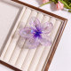 8CM bauhinia (flower heart purple AB color)