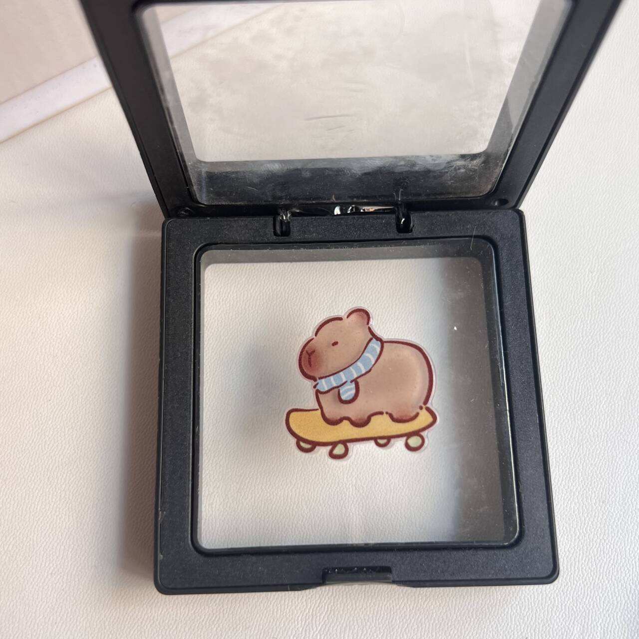 Mignon petit capybara volant épingle à cheveux fille coeur doux Maillard bec de canard pince étudiante frange pince latérale pince coiffure femme_voghion.com
