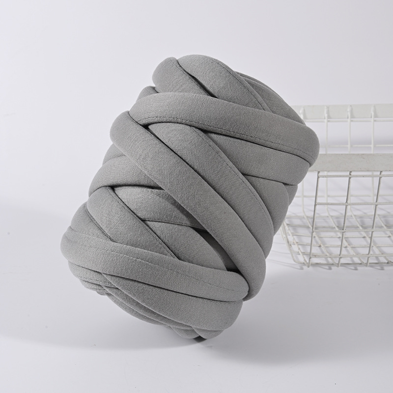Ins Super Thick Icelandic Wool Filled Cotton Handmade Woven DIY Iceland Line Cushion Cat Nest Knot Ball Pillow