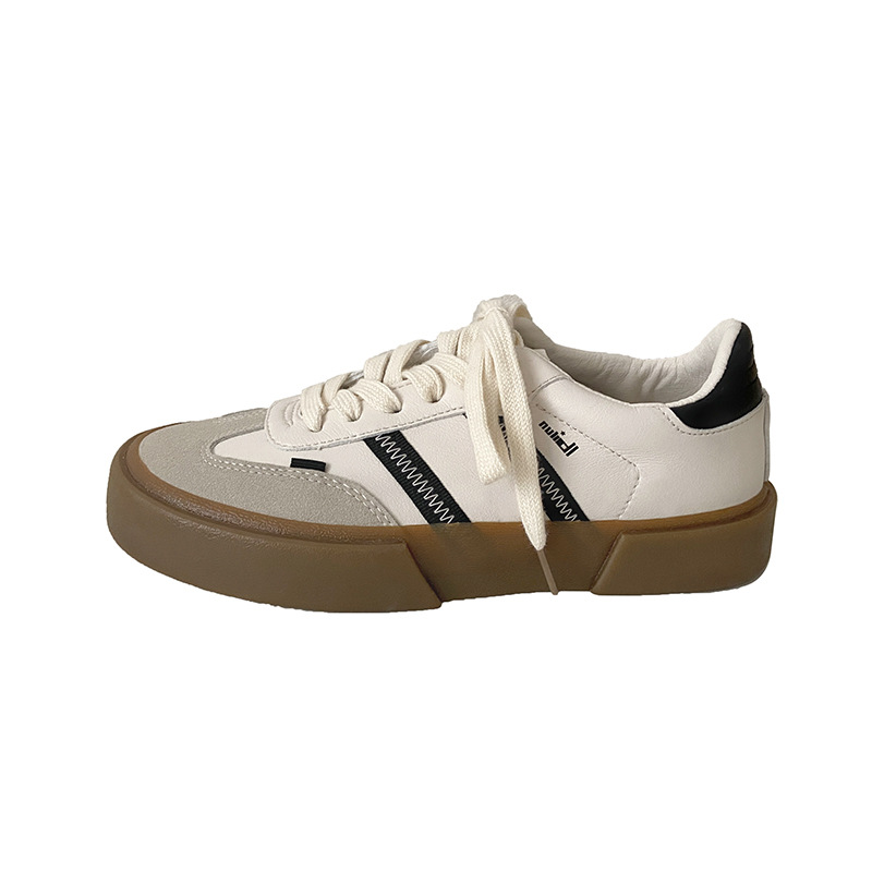 2022 new retro ins brown leather German training daily student basic classic all-matching sneakers