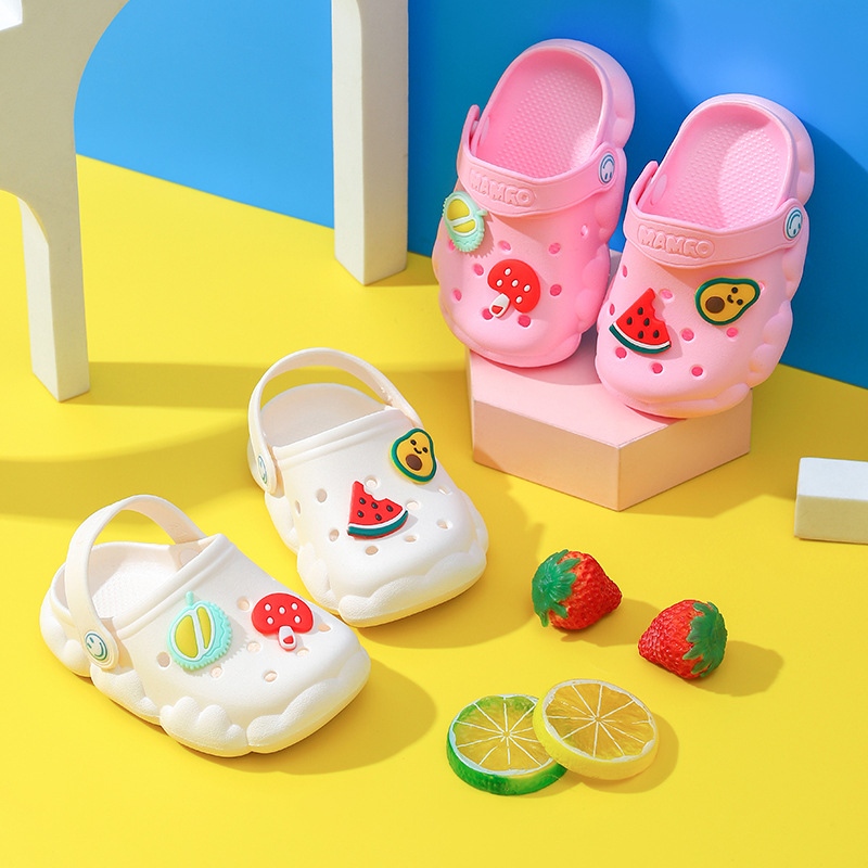 Children's Cave Shoes Cute Baby Non-slip Soft Bottom Boys Cartoon Girls Home Wholesale Indoor Baotou Summer Slippers