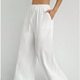 Amazon cross-border foreign trade European and American new women's casual solid color drawstring straight micro-pull pocket casual pants