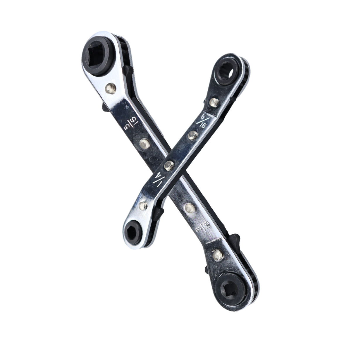Air conditioning valve core remover installation tool with valve core arc repair wrench Hex drill adapter