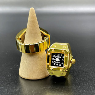 [Ring watch] cross-border foreign trade Simple Men's and women's finger ring watch fashion creative design personality manufacturers direct approval