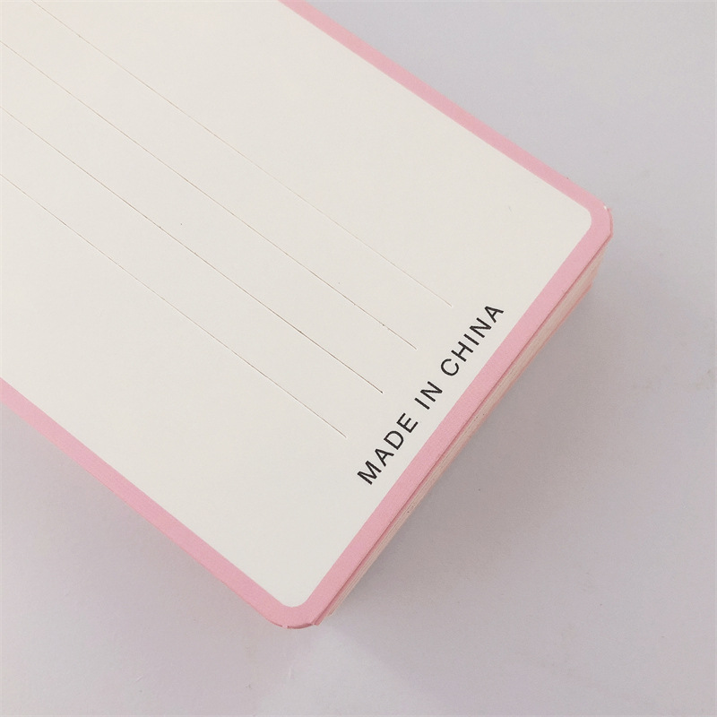 7.5 * 14cm white cardboard children's handmade pink bow hairpin paper card hair accessories DIY tag packaging