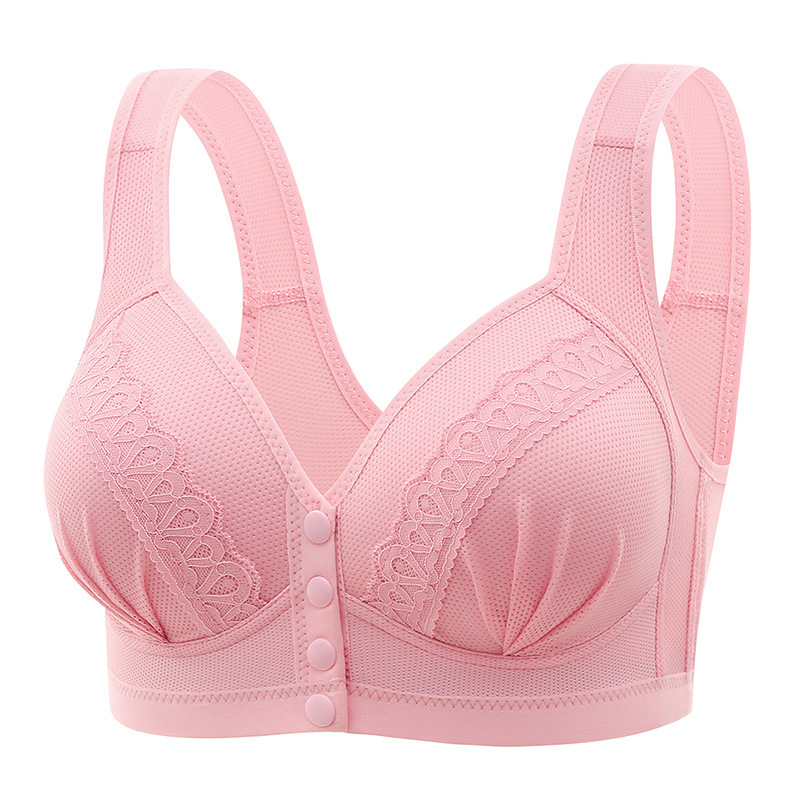 Extended Cross-border Underwear Front Buckle Sexy Large Size Non-rimmed Sports Nursing Bra Thin Vest Underwear
