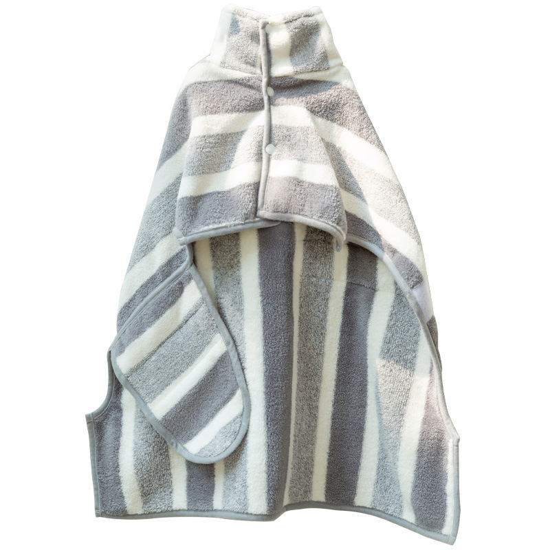 Pet Bathrobe Autumn and Winter Absorbent Large Bath Towel Dog Bath Dry Towel Medium and Large Dog Cat Towel Supplies