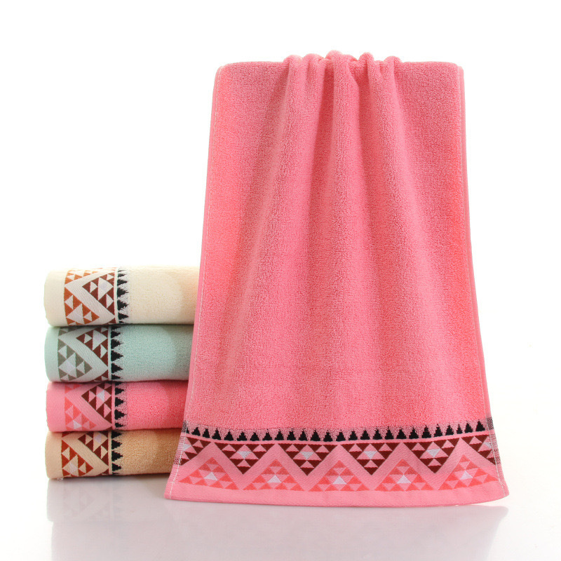 Gaoyang factory wholesale 32-strand cotton triangle towel Hotel Hotel Hotel gift towel thickened soft absorbent