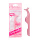 BQI Professional Eyelash Tweezers Stainless Steel Gold Feather Clip False Eyelash Helper Clip Beard Eyebrow Tool Cross Border