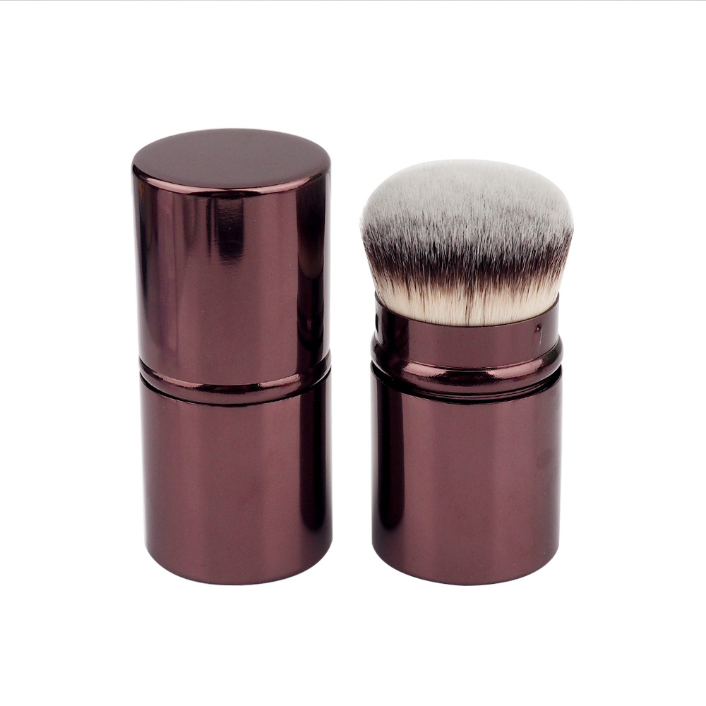 2023 new telescopic foundation brush Kabuki brush makeup brush magic no trace do not eat foundation makeup brush spot