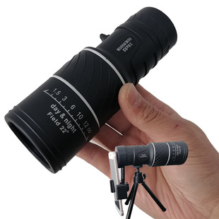Telescope factory wholesale 16x 52 outdoor HD adult children low light night bracket photo single barrel glasses