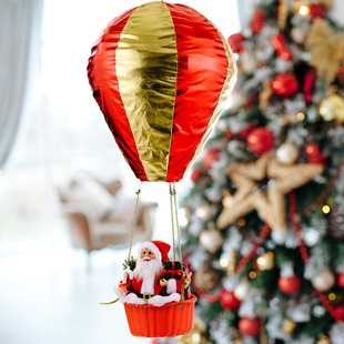 Cross-border new Christmas decoration Christmas resin elderly ornaments standing sitting Santa resin Christmas decoration_voghion.com