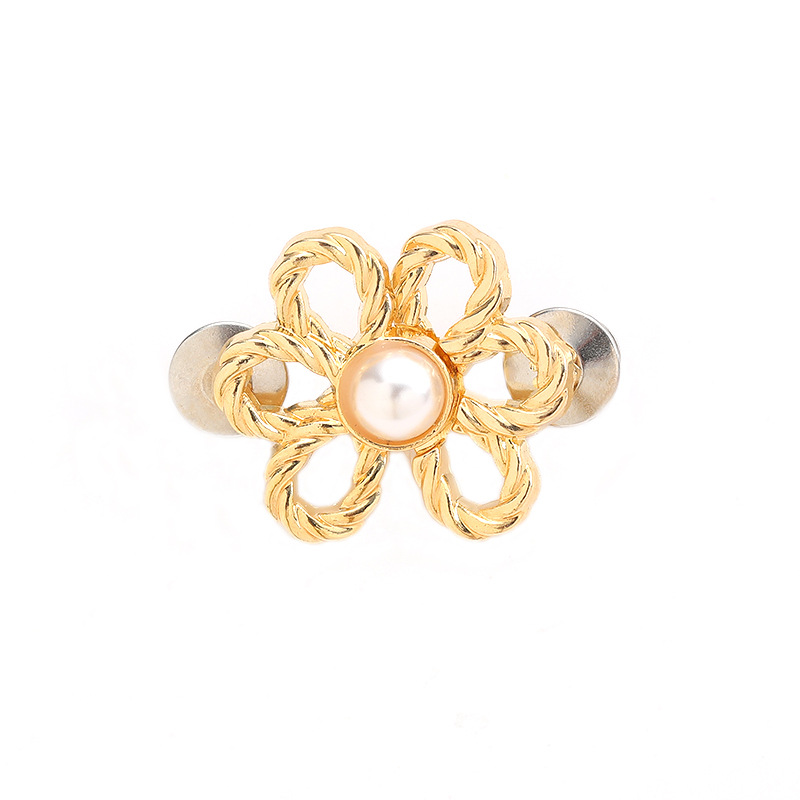 Six-petal flower waist-closing artifact buckle petal detachable nail-free Seamless Waist-closing button waist-changing small flower waist-closing