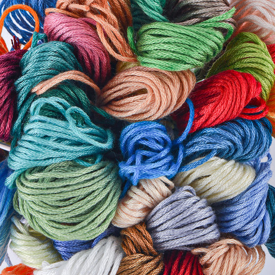 Factory wholesale cross stitch thread DMC color 8 m 482 color polyester embroidery thread embroidery thread accessories manual wholesale