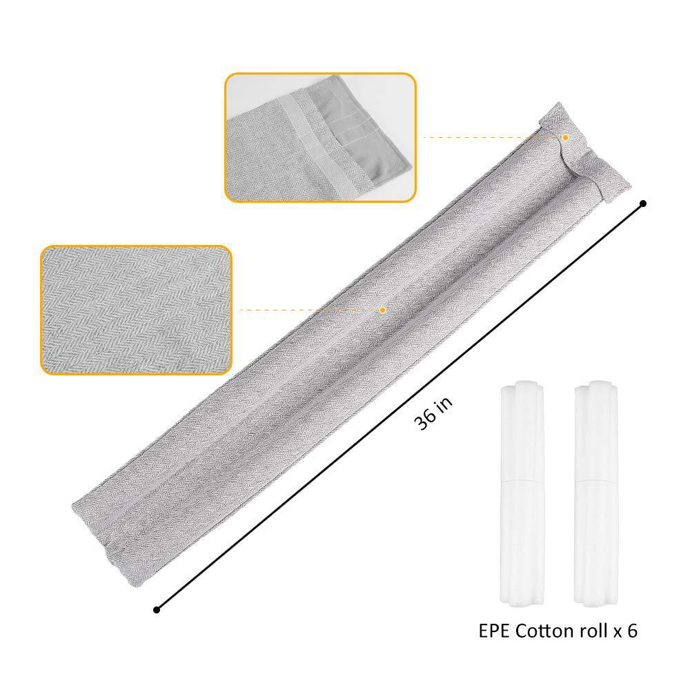 Amazon door stop, door barrier, dust-proof door seams, non-perforated double-sided fabric, warm sealing, long door