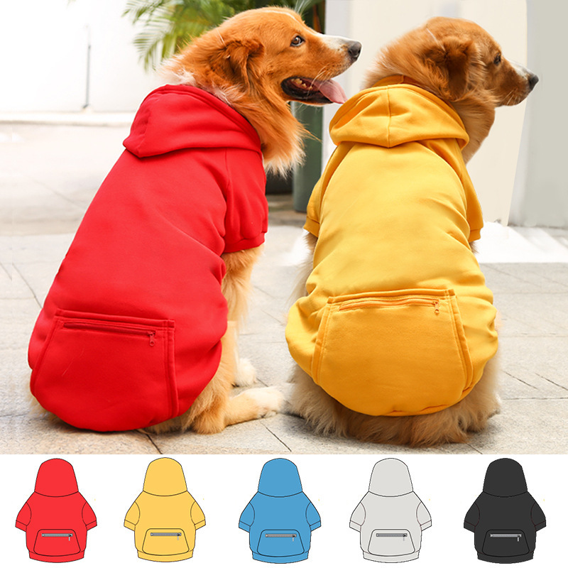 チェック柄犬トレーナー小中大犬猫その他のペット秋/冬ジッパーポケット服用品|undefined