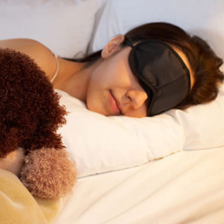 Black Eye Mask Sleep Shading to Relieve Eye Fatigue Eye Mask Outdoor Development Training Lunch Break Aviation Eye Mask