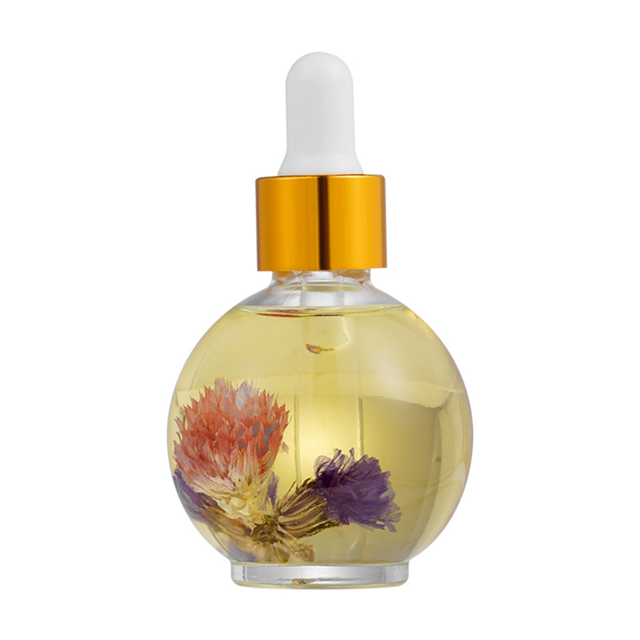 30ml Nail Edge Care Oil Repair Moisturizing Dried Flower Nutritional Oil Nail Art Water Moisturizing Oil