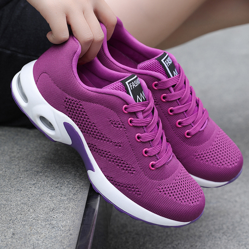 Women's shoes 2024 new air cushion shoes Korean fashion fashion foreign trade women's shoes soft bottom breathable sneaker women's shoes