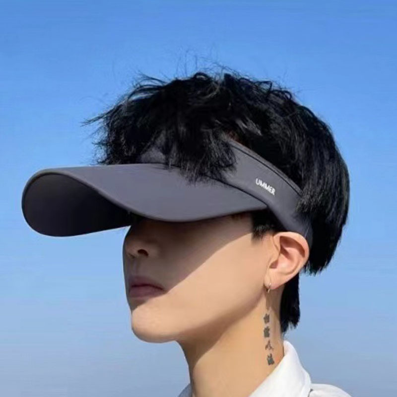 Zonnehoed Heren Zonnebrandcrème Hoed Lege Hoge Hoed Ademende IJs Zijden Zonnehoed Sport Hardloop Outdoor Hoed Duck Tongue Lege Hoge Hoed_voghion.com