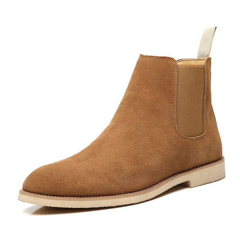 Chelsea Boots Men's Cross-border Large Size 48 Supply Autumn and Winter Men's Boots British Martin Boots Men's and Women's Same Style