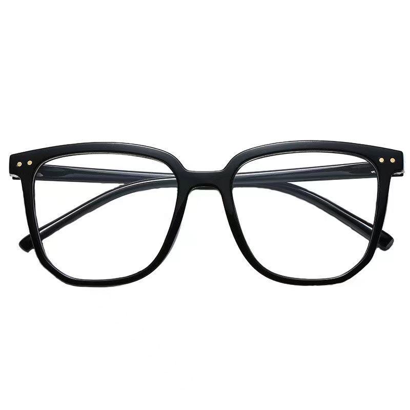 时尚大框复古眼镜眼镜框装饰经典平光镜韩版素颜神器黑框平光镜
