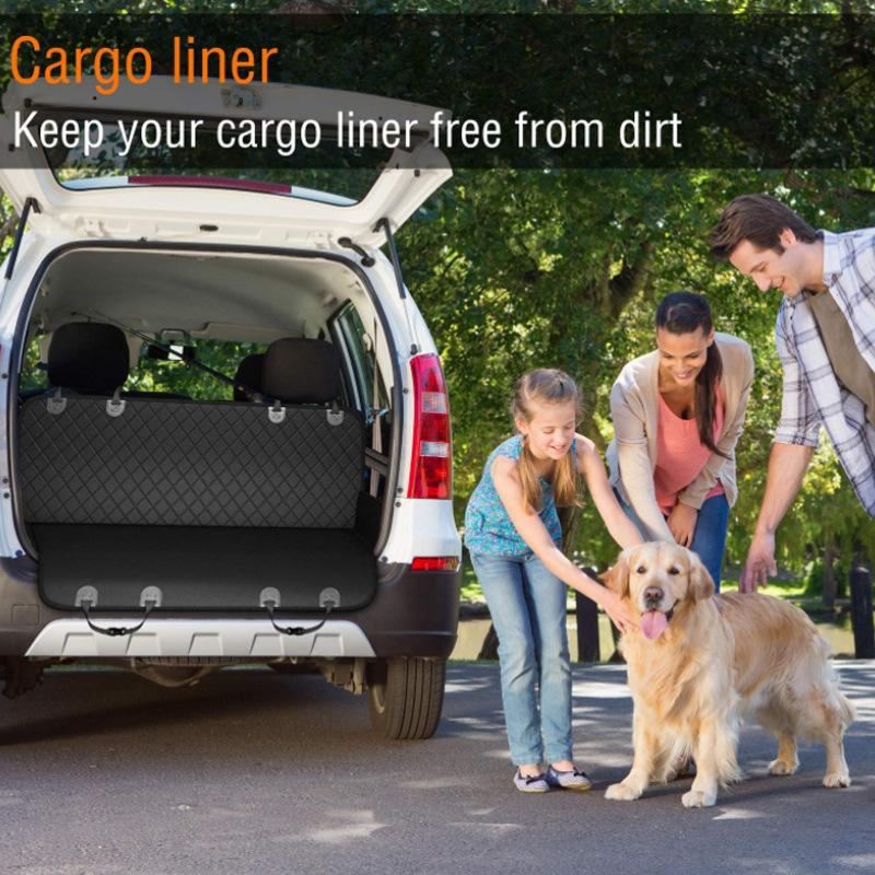 Cross-border hot-selling car pet mat car rear anti-dirty waterproof cat and dog mat foldable car pet mat