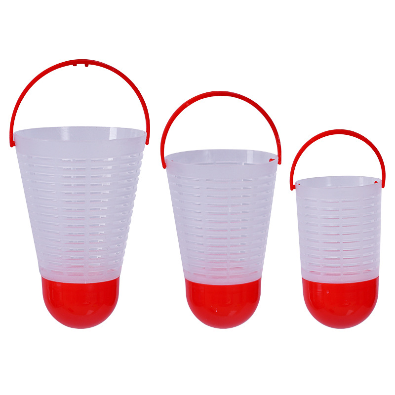 Floating badminton nesting device black white large and medium small size soft plastic with float fishing bait nesting device