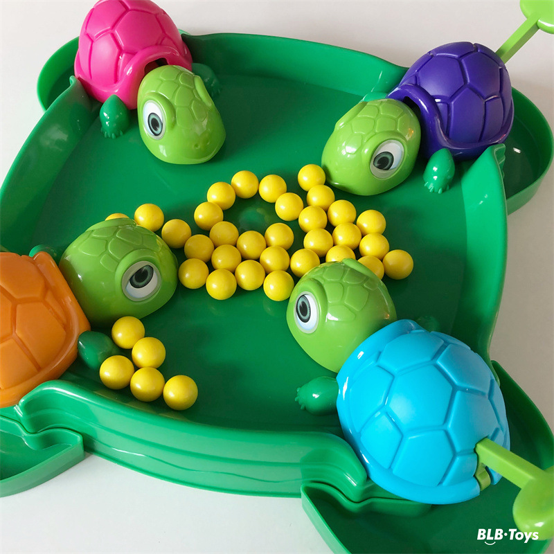 Factory direct snatching turtle turtle eat peas ball game parent-child interactive battle educational toys trembles explosions