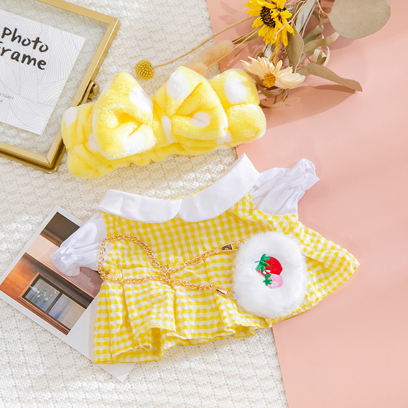 Cyber Celebrity Hyaluronic Acid Duck Clothes Accessories Hyaluronic Acid Duck 30cm Hat Set Accessories Yellow Duck Accessories