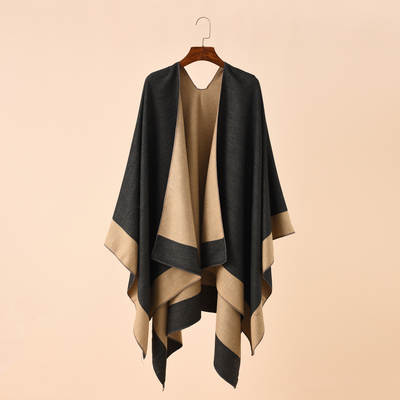 2023 spring, autumn and winter solid color Europe and the United States travel shopping new warm shawl wholesale