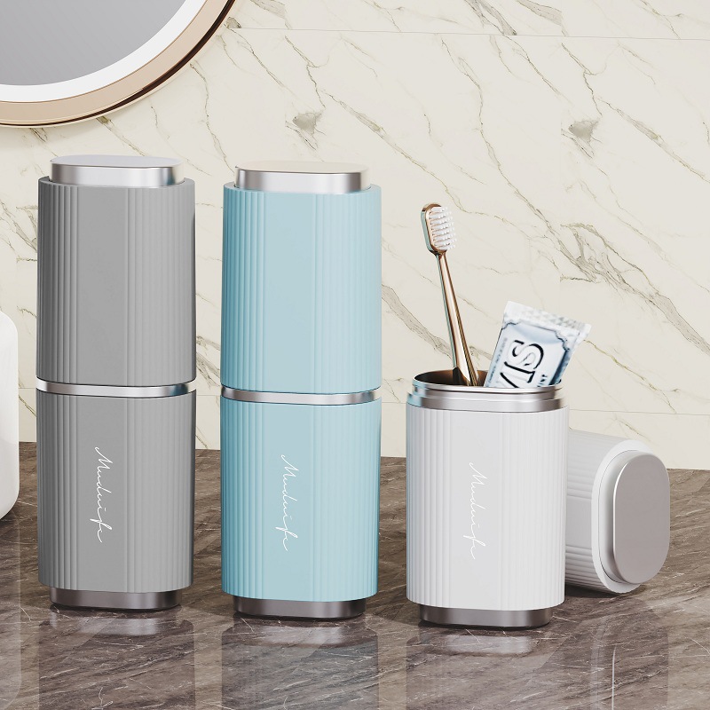Two-in-one travel wash cup portable business trip mouthwash Cup brushing Cup with lid Tooth Cup tooth storage box suit