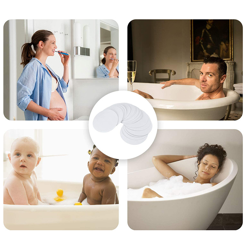 Spot color round 10*10cm bathroom bathtub anti-slip tile marble bathroom bath room anti-slip