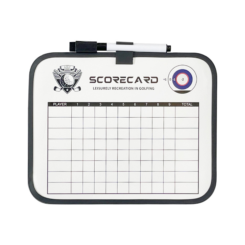 Golf scoring board erasable small whiteboard points competition scoring double-sided writing board golf integrator