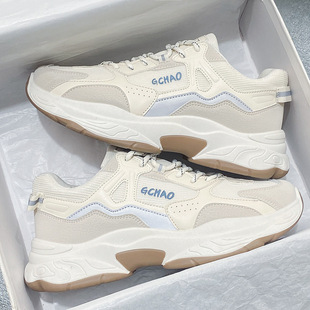 Men's shoes Spring Breathable 2024 new trendy all-match deodorant thin mesh sports casual white sneakers fashion shoes