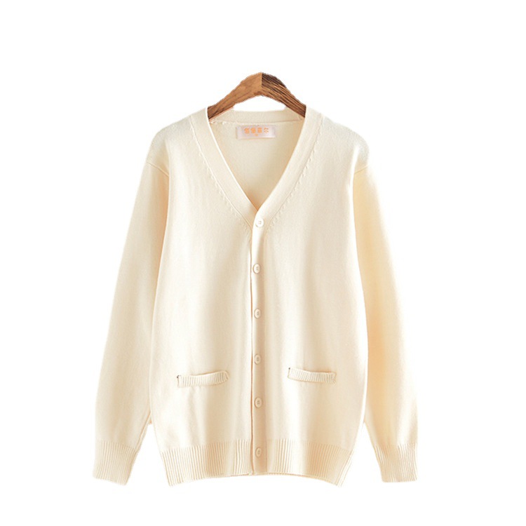 Student Class Uniform School Uniform Suit Men's and Women's College Style Korean Style Junior High School and High School Students Cardigan Sweater jk Uniform Performance Costsize