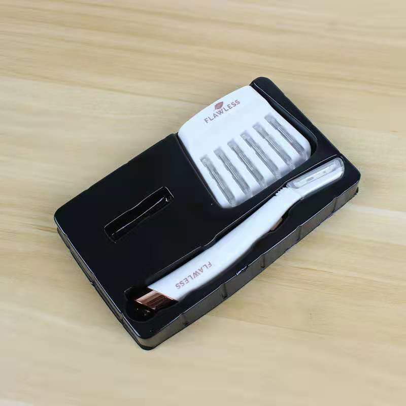 New LED with light manual shaving hair remover portable small size with 7 Blades