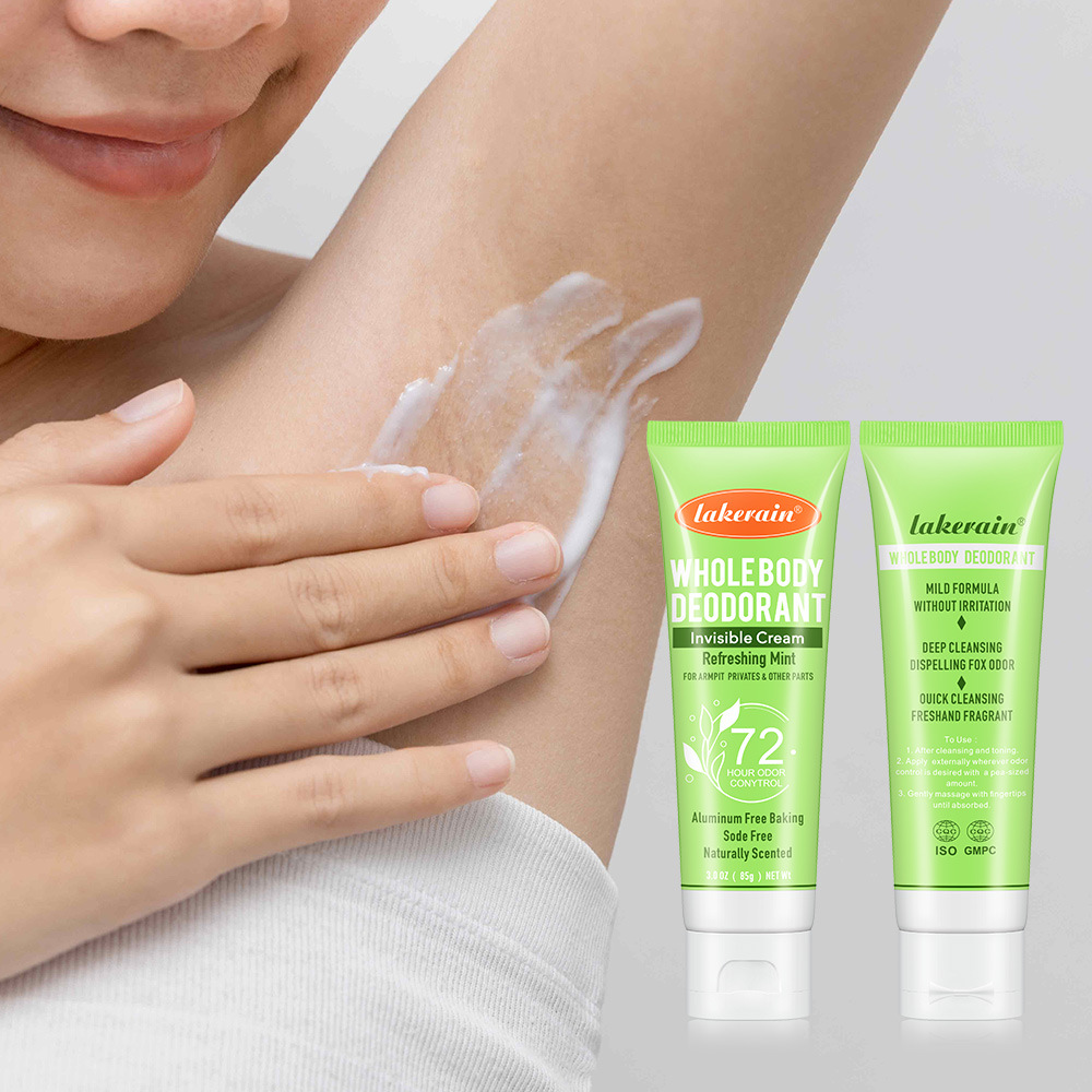 Lakerain deodorant body cream whole body deodorant armpit deodorant odor refreshing fragrance deodorant