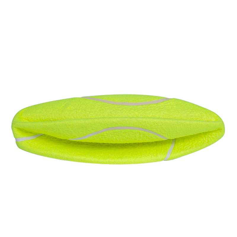 Tennis signature printing logo pet bite toy 9.5-inch outdoor play tennis 24cm inflatable tennis