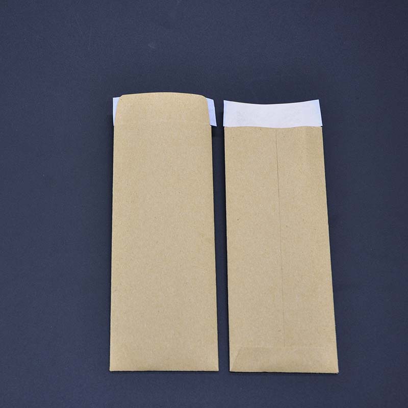 Factory wholesale yellow kraft paper envelope small size double-sided adhesive envelope bag thickened self-adhesive small envelope file bag