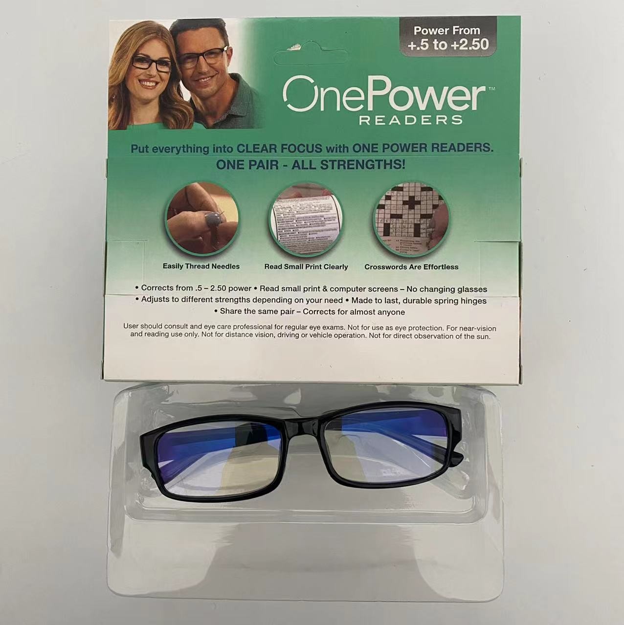 New reading glasses one power readers autofocus glasses resin HD Universal