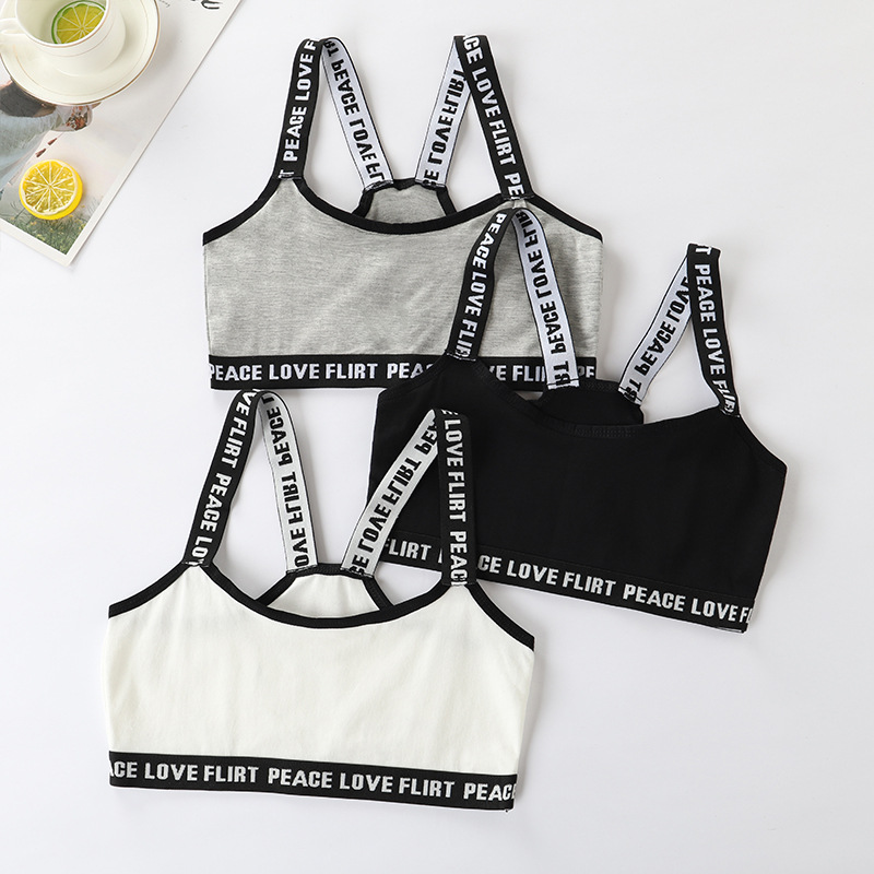 Underwear Students Junior High School Female Senior high school Girls' Bra Developmental Students Children Girls Pure Cotton Girls' Underwear Bra