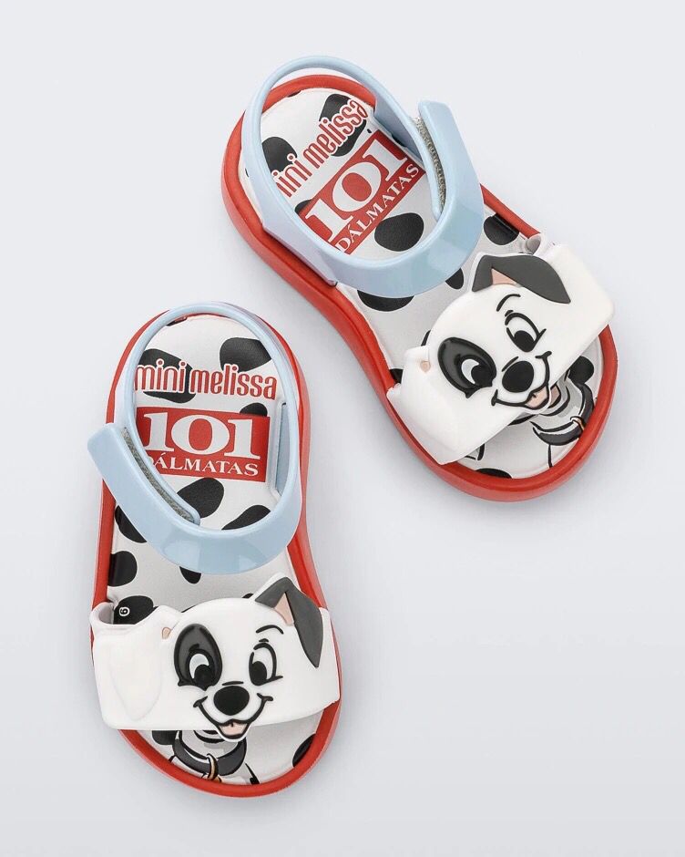 Melissa Children's Shoes 2025 New Children's Sandals Summer Baby Jelly Shoes Cartoon Open Toe Velcro Beach Shoes