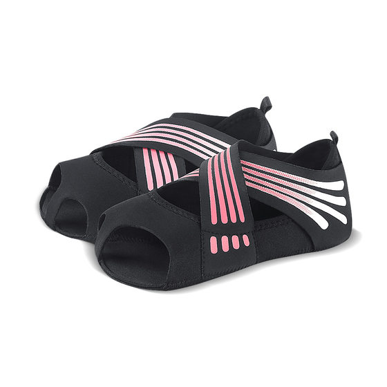 Manufacturers yoga shoes women's soft-soled Pilates shoes five-finger training yoga socks dance backless shoes and socks wholesale