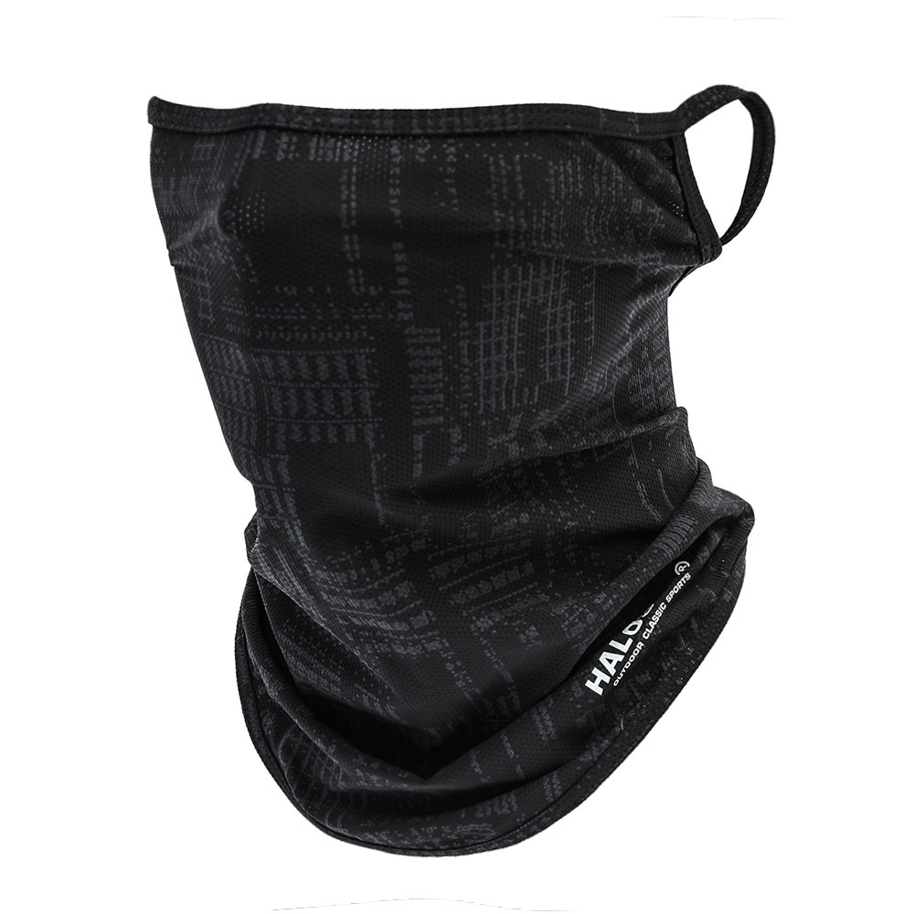2023 new summer breathable printed Ice Silk ear mask outdoor anti-DDoS Quick-drying mask anti-DDoS mask