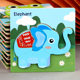 Cross-border Wooden Early Education Cognitive Product Wooden Animal Traffic Shape Matching 3D Puzzle Children's Educational Toys
